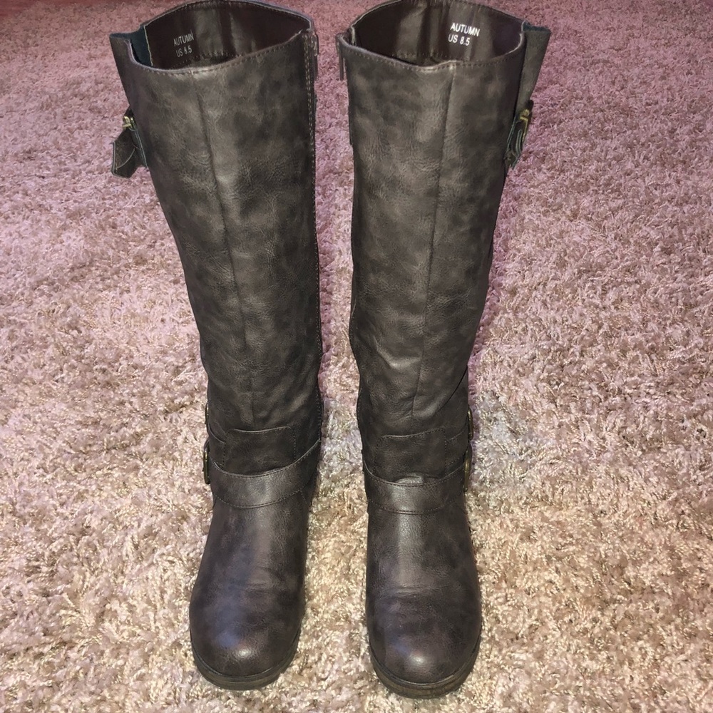 Tall Zip-up Boots